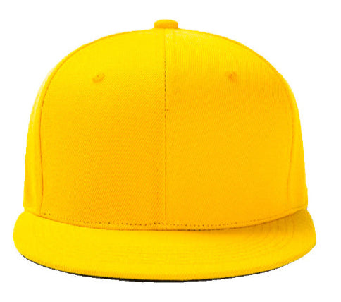 Royal Yellow Baseball Hat - Double Snapback 9Fifty Style - The Cap Dudes - Front View