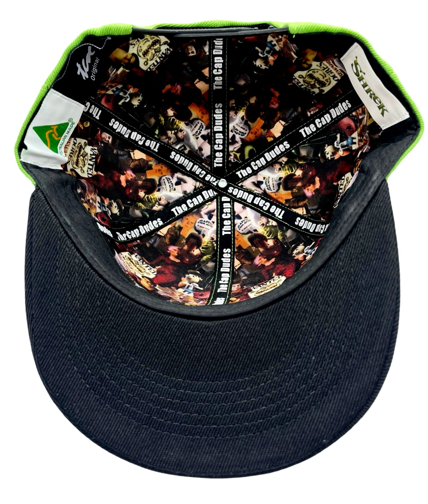 Shrek Baseball Hat - Under Brim - The Cap Dudes