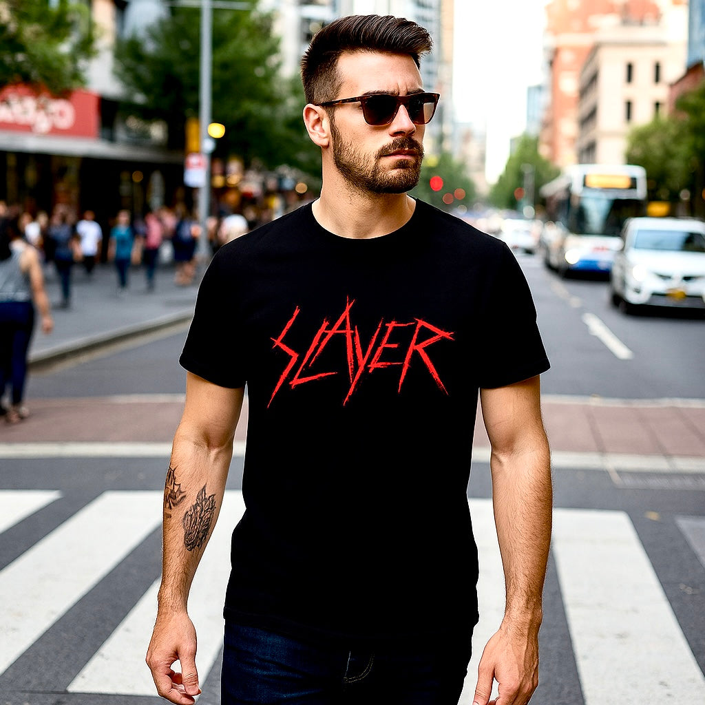 Slayer T Shirt Lifestyle - The Cap Dudes