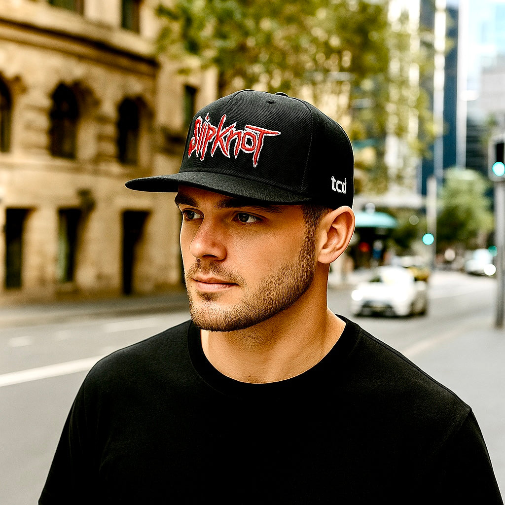 Slipknot Baseball Hat Lifestyle Pic 1 - The Cap Dudes