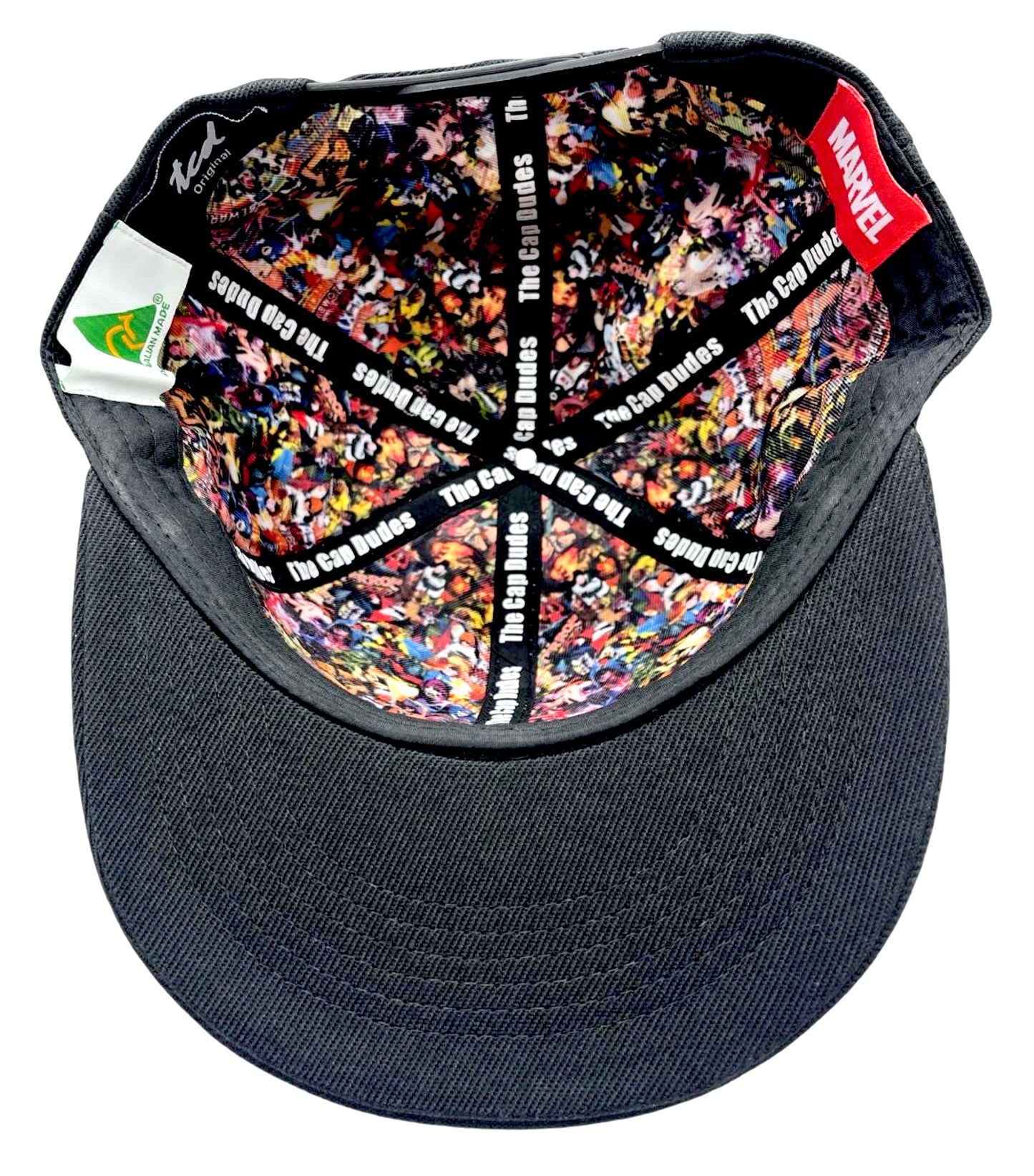 Spider Man Baseball Hat - Under Brim - The Cap Dudes