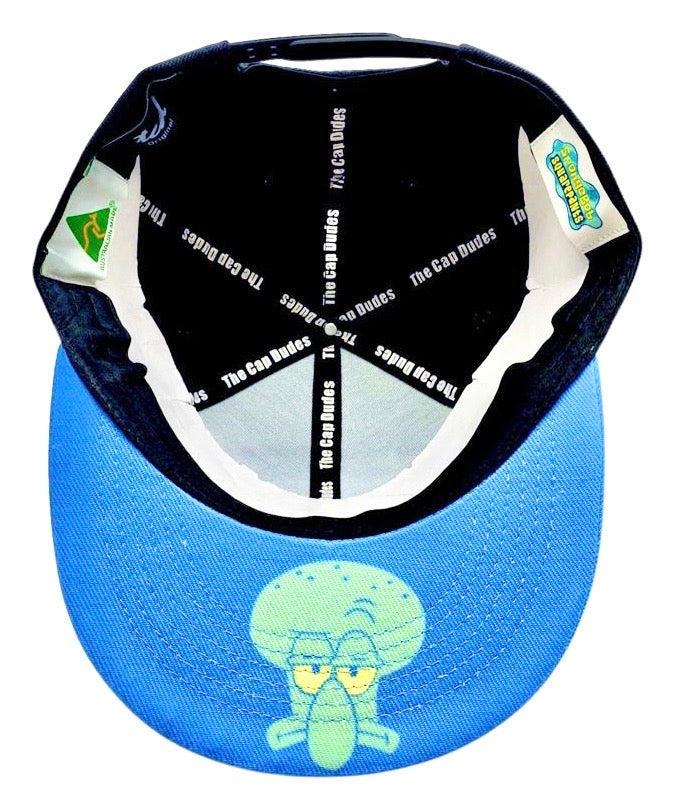 Squidward SpongeBob Baseball Hat - Under Brim - The Cap Dudes
