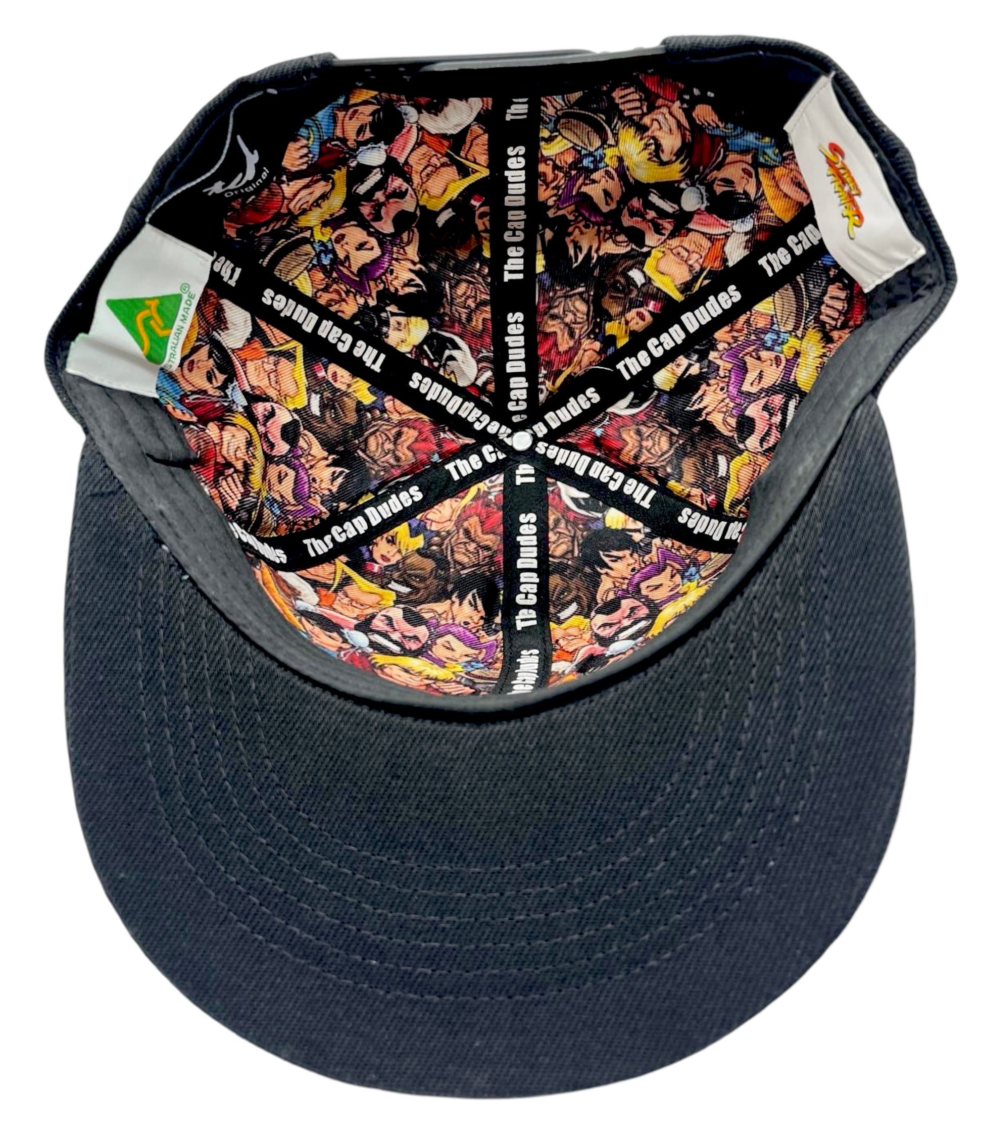 Street Fighter Guile Baseball Hat - Under Brim - The Cap Dudes