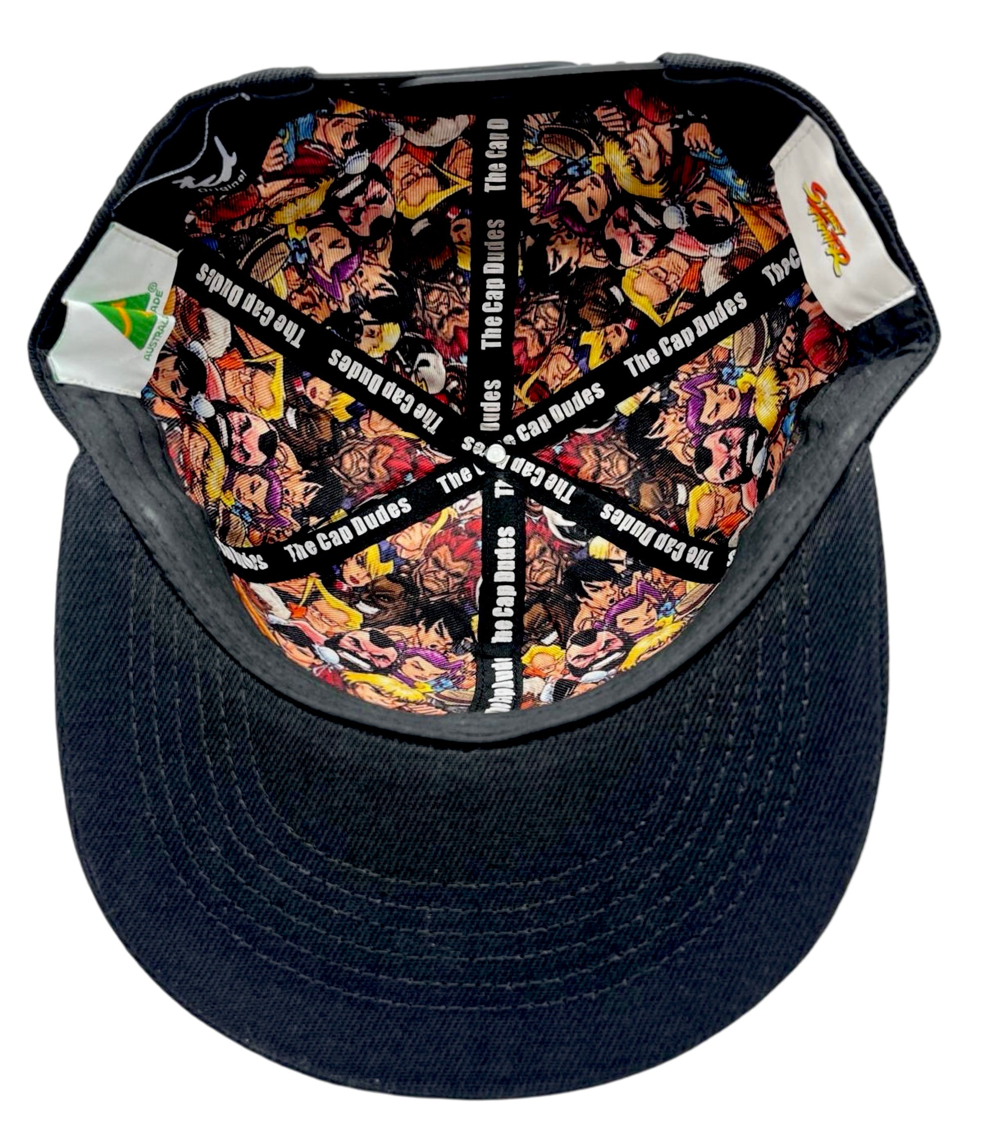 Street Fighter Ryu Baseball Hat - Under Brim - The Cap Dudes