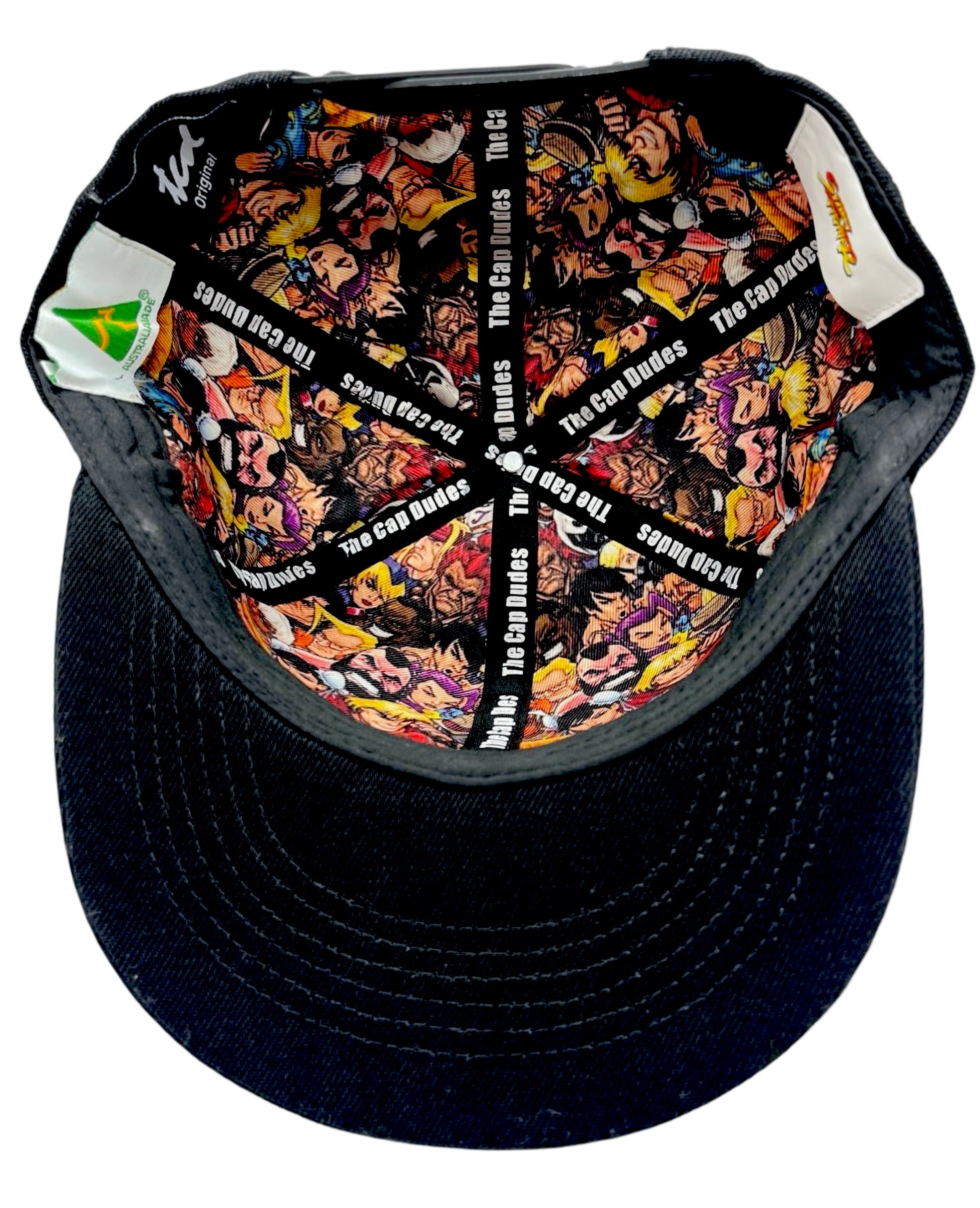 Street Fighter Sakura Baseball Hat - Under Brim - The Cap Dudes