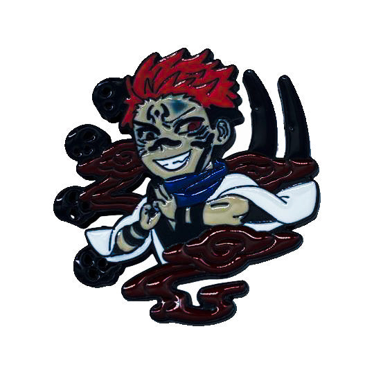 Sukuna - Jiujitsu Kaisen characters - Manga - Anime Brooch Accessory - Front