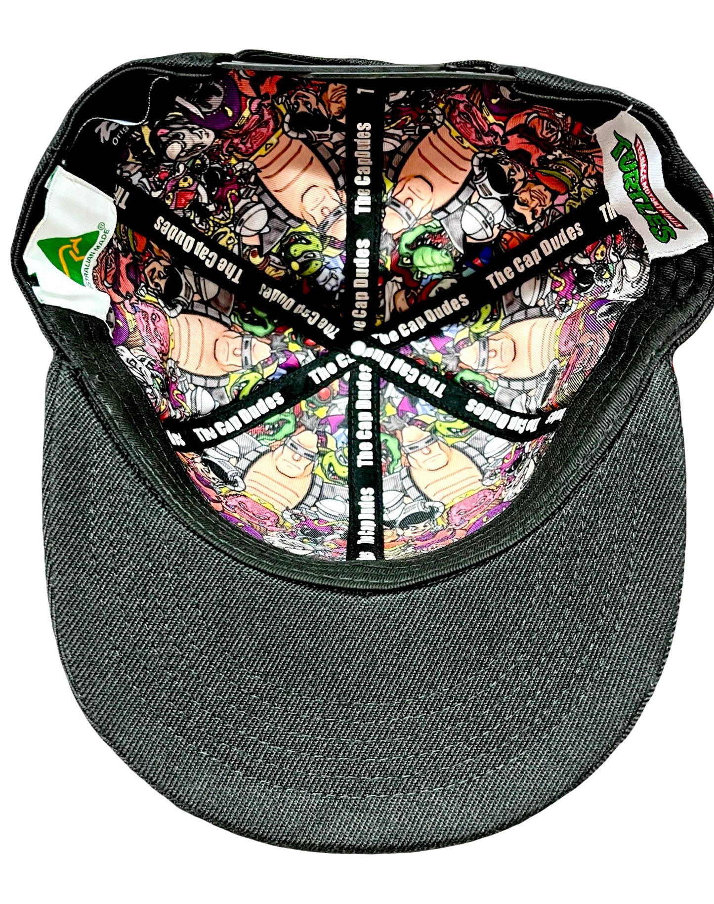 TMNT Casey Jones Baseball Hat - Under Brim - The Cap Dudes