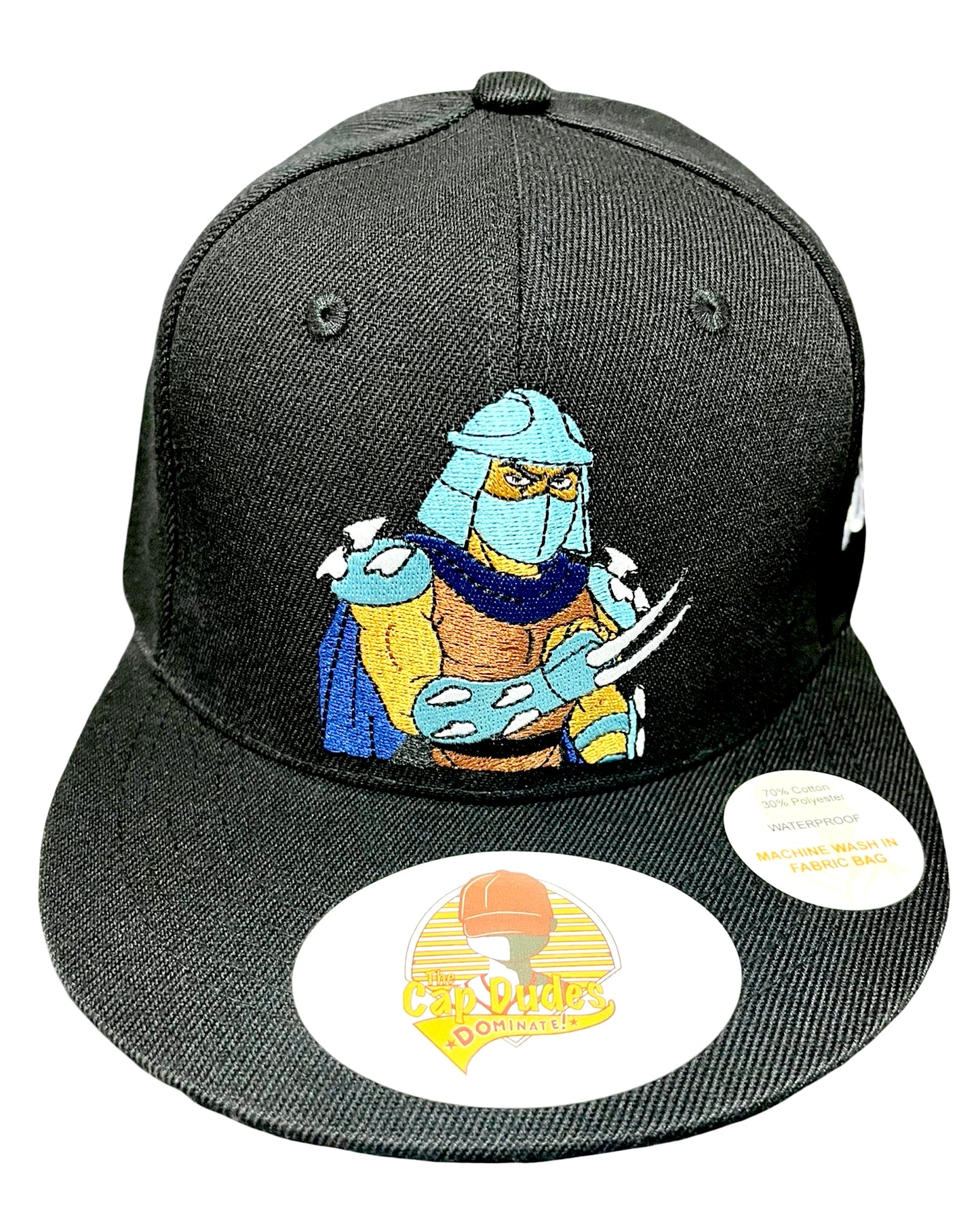 TMNT Super Shredder Baseball Hat - Front View - The Cap Dudes