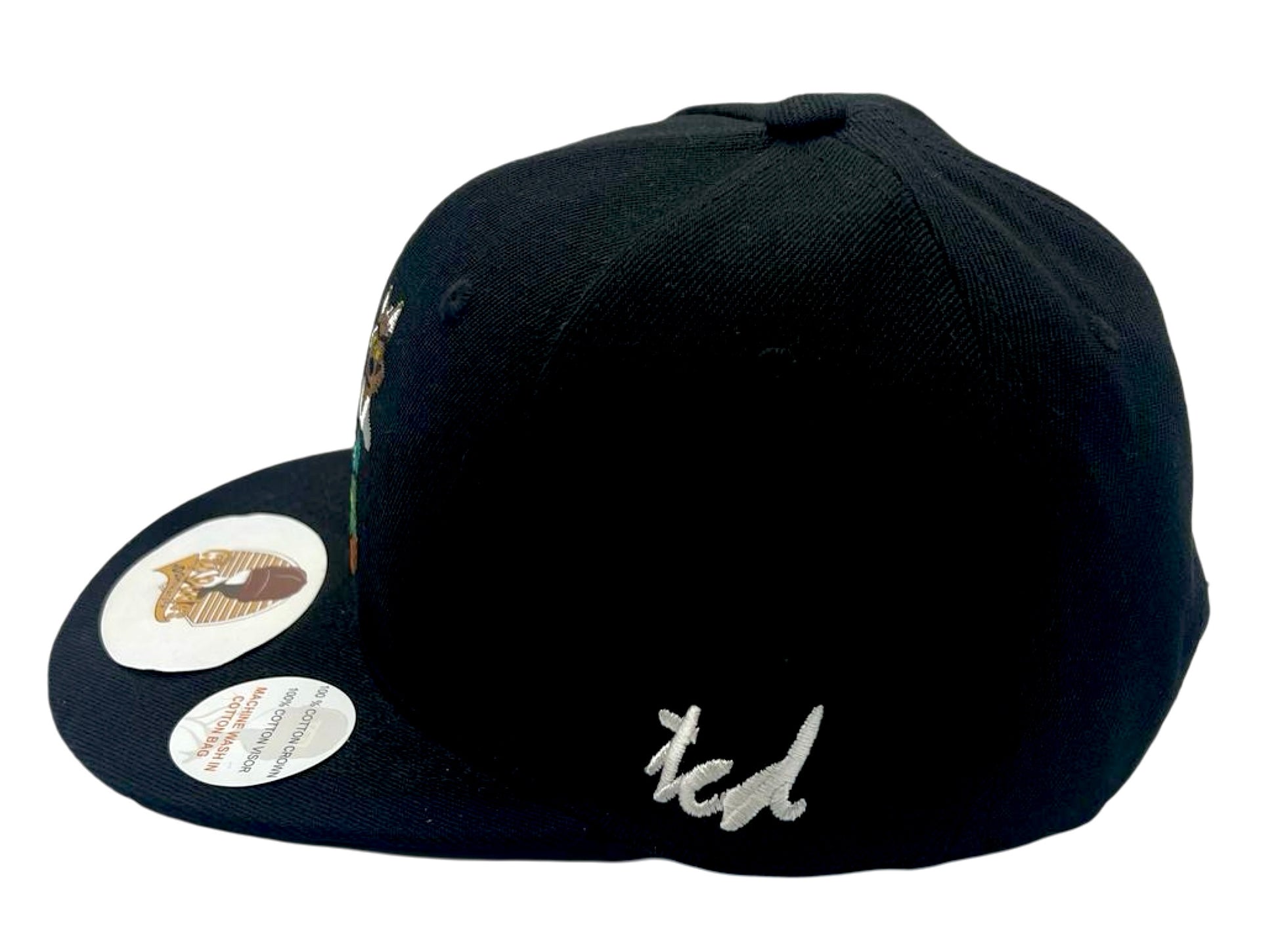The Bad Guys Cartoon Baseball Hat - Side View - The Cap Dudes