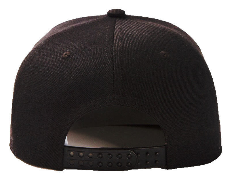 The Who Black Baseball Hat Snapback Adjustable - The Cap Dudes - Back View
