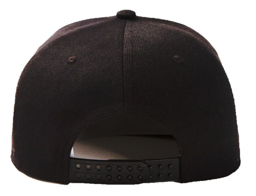 Tool Black Baseball Hat Snapback Adjustable - The Cap Dudes - Back View