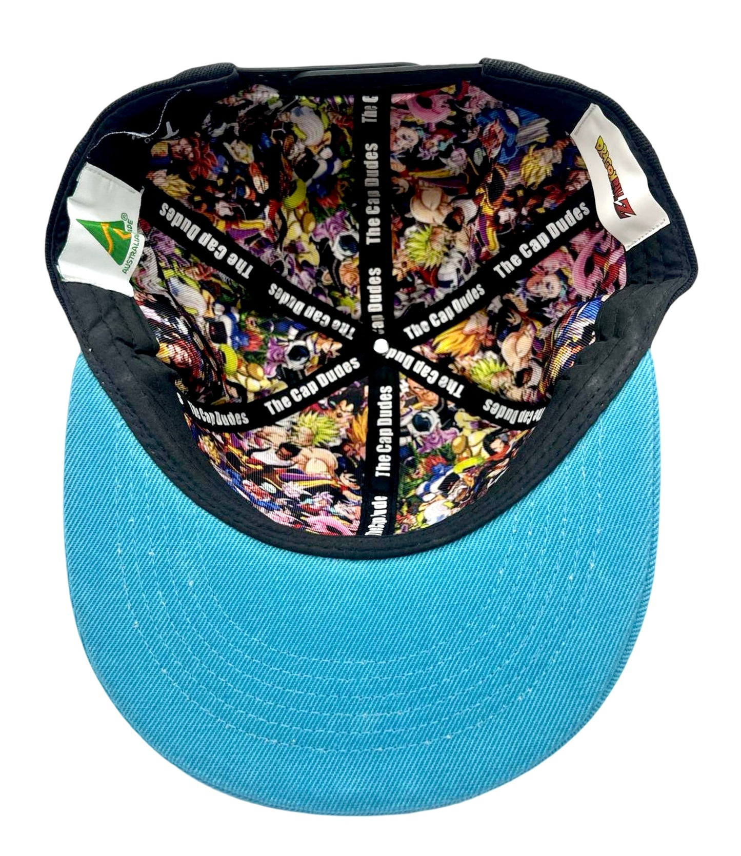 Vegeta DBZ Baseball Hat - Under Brim - The Cap Dudes