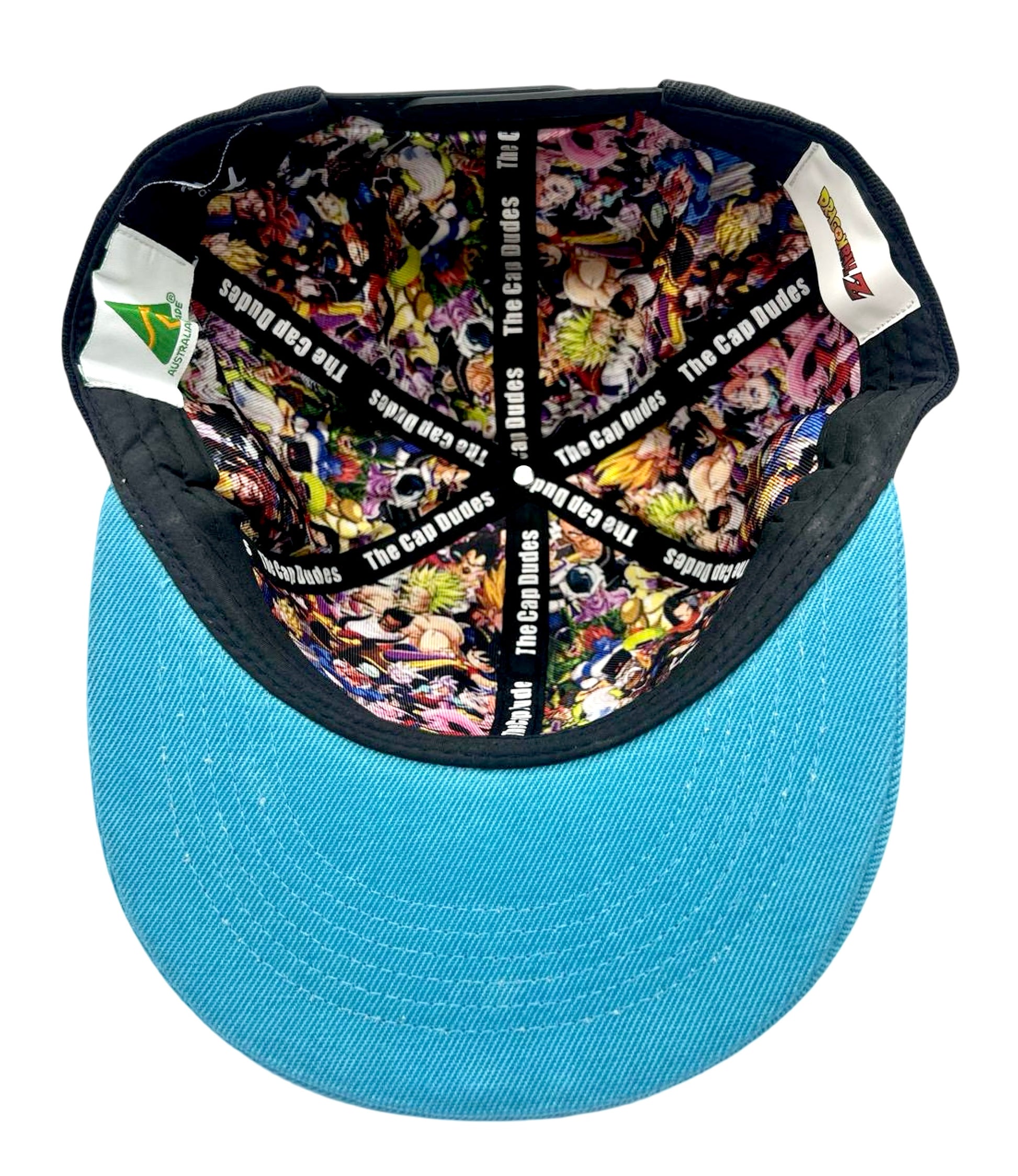 Vegeta DBZ Baseball Hat - Under Brim - The Cap Dudes
