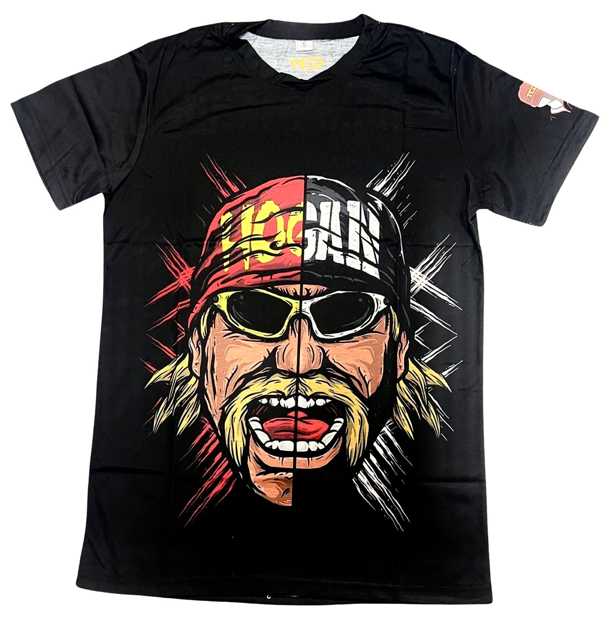 WWE Hulk Hogan Black T-Shirt - The Cap Dudes