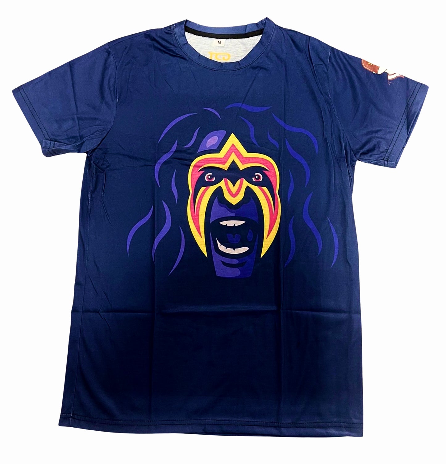 WWE The Ultimate Warrior Black and Purple T-Shirt - The Cap Dudes