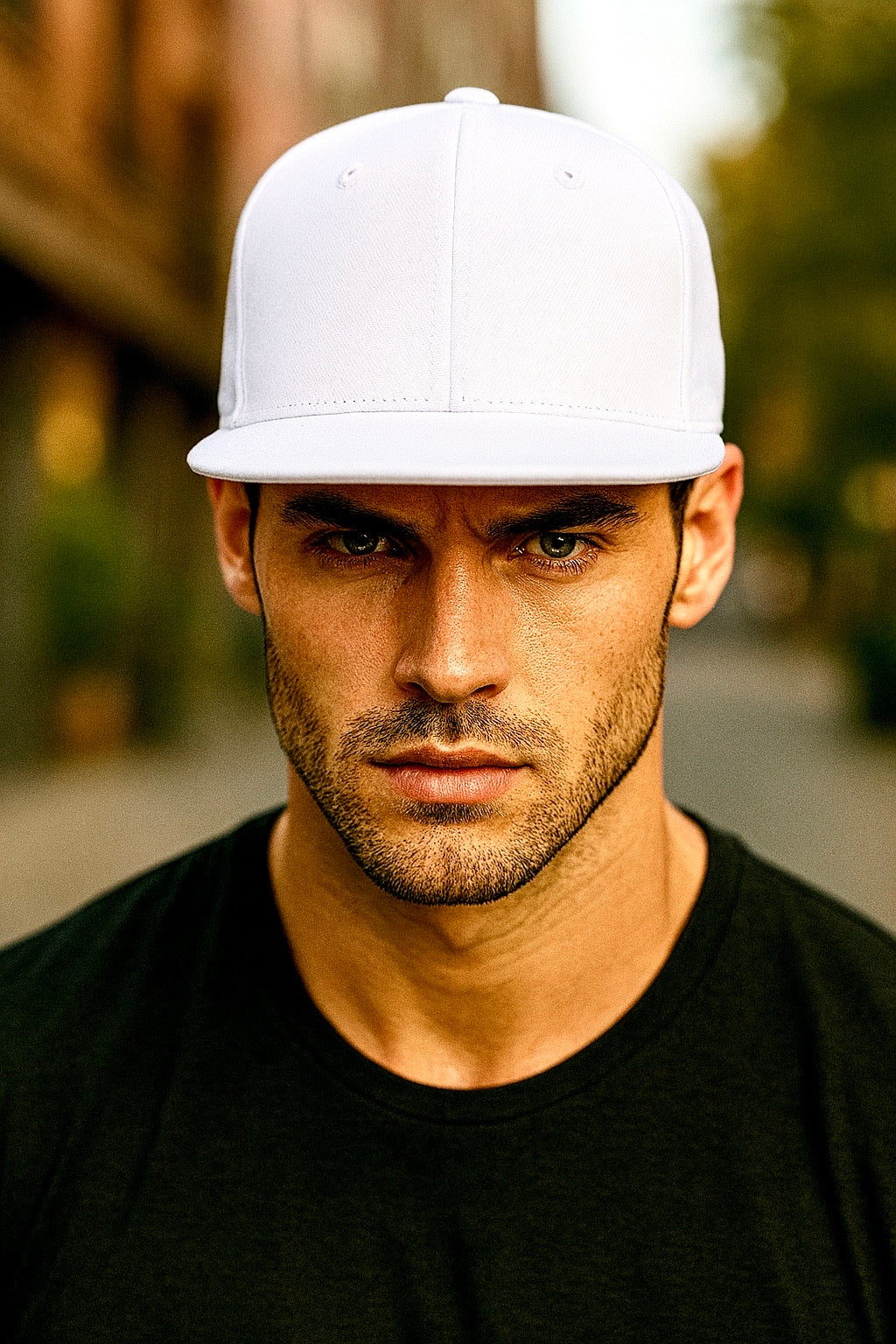 White Baseball Hat - Adjustable 9Fifty Snapback Style TCD