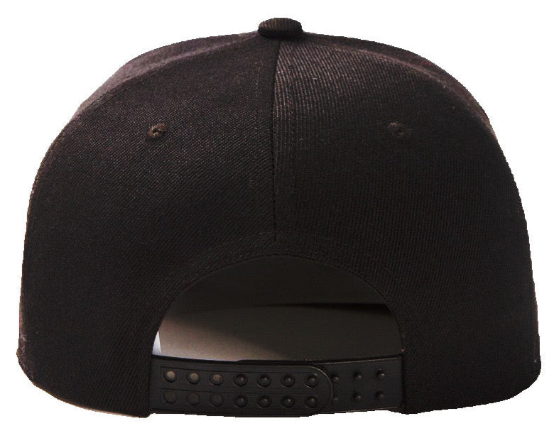 Looney Tunes Wile E Coyote Black and Brown Baseball Hat - The Cap Dudes - Back View