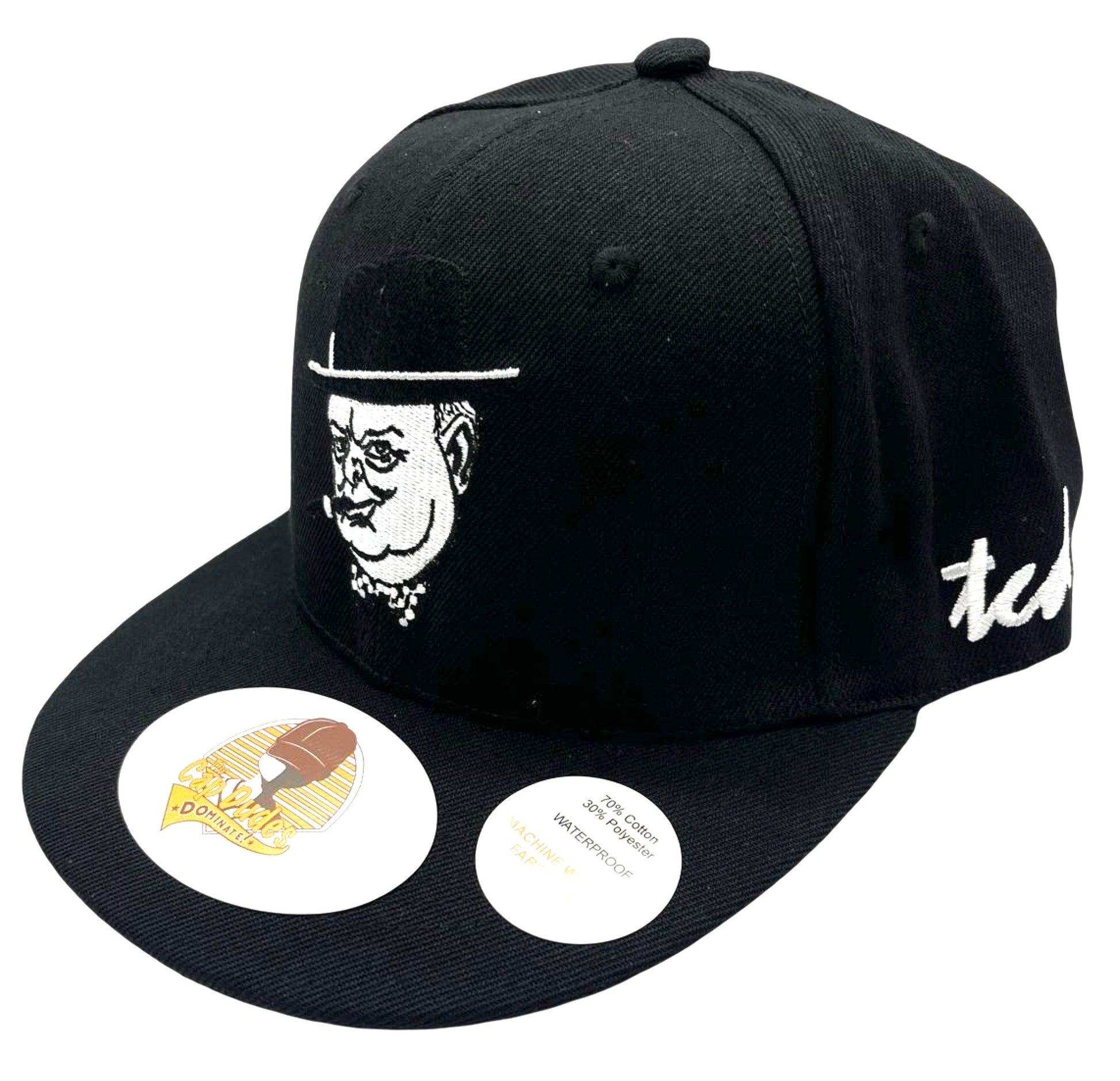 Winston Churchill Baseball Hat - Side View - The Cap Dudes
