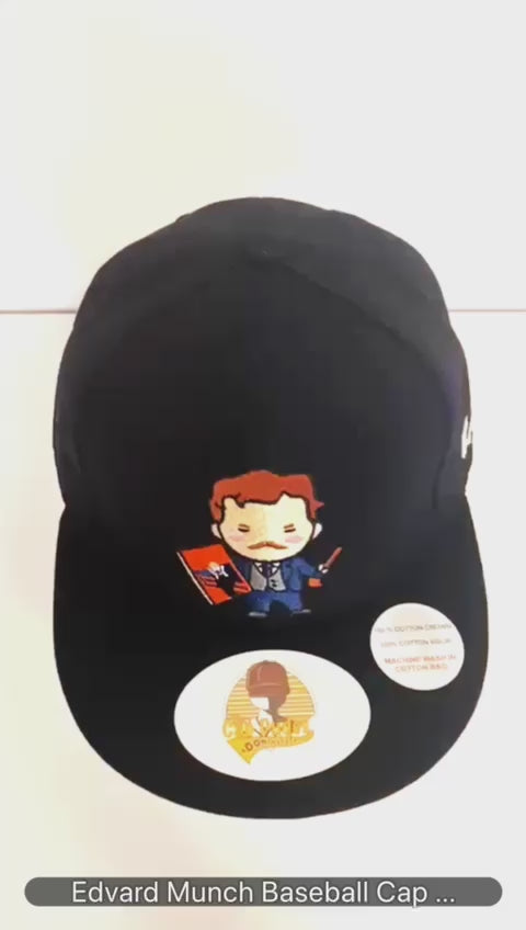 Edvard Munch Baseball Cap Video - The Cap Dudes
