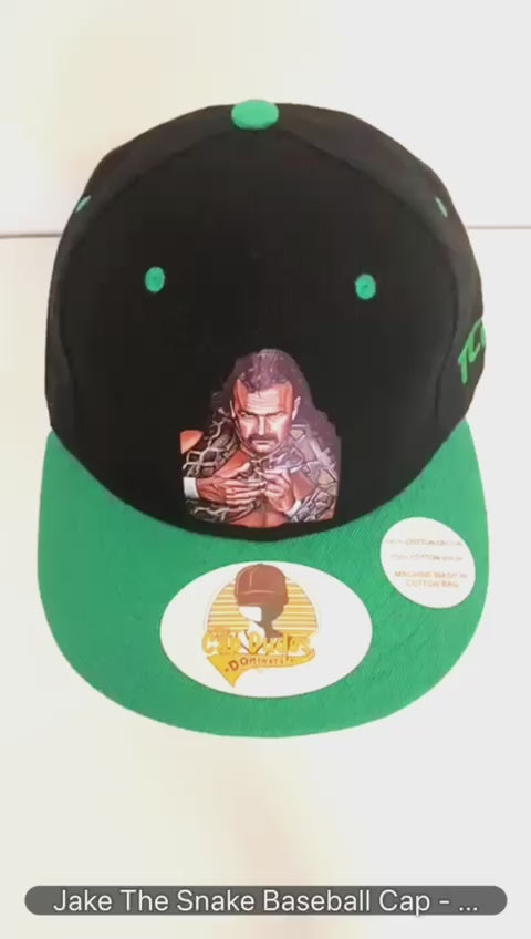 Jake The Snake WWE Baseball Cap Video - The Cap Dudes