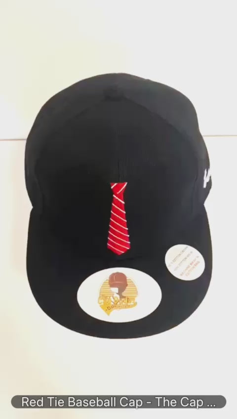 Red Tie Baseball Cap Video - The Cap Dudes