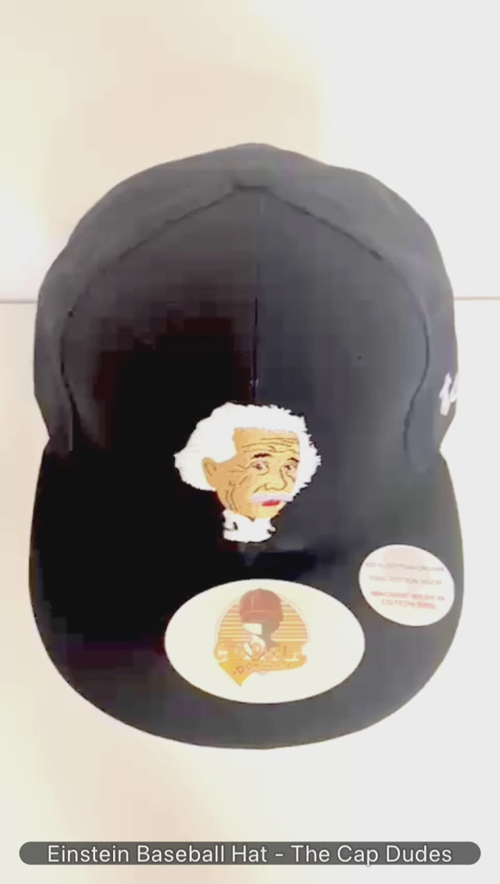 Einstein baseball Cap Video - The Cap Dudes
