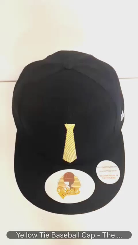 Yellow Tie Baseball Cap Video - The Cap Dudes