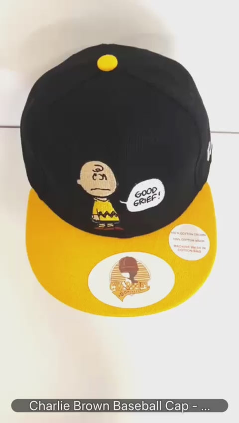 Peanuts Charlie Brown Baseball Cap Video - The Cap Dudes