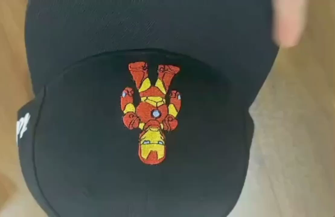 Iron Man Baseball Hat Video- The Cap Dudes
