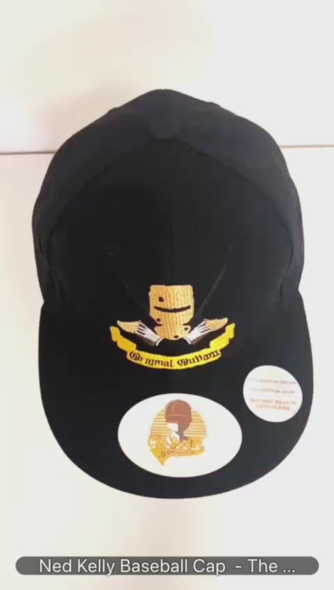 Ned Kelly Baseball Cap Video - The Cap Dudes