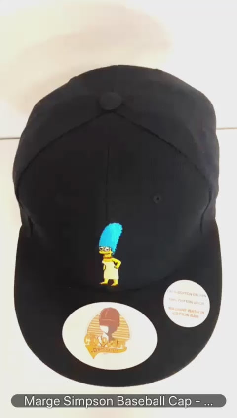 Marge Simpson Baseball Cap Video - The Cap Dudes