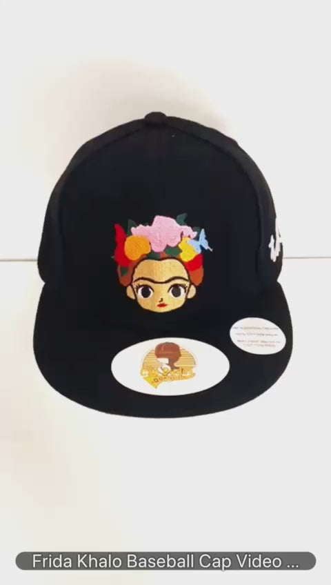 Frida Kahlo Baseball Cap Video - The Cap Dudes