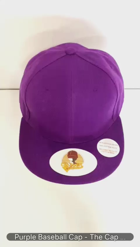 Purple Baseball Cap Video - The Cap Dudes