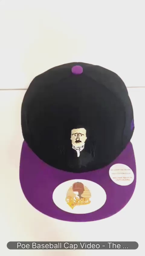 Edgar Allan Poe Baseball Cap Video - The Cap Dudes