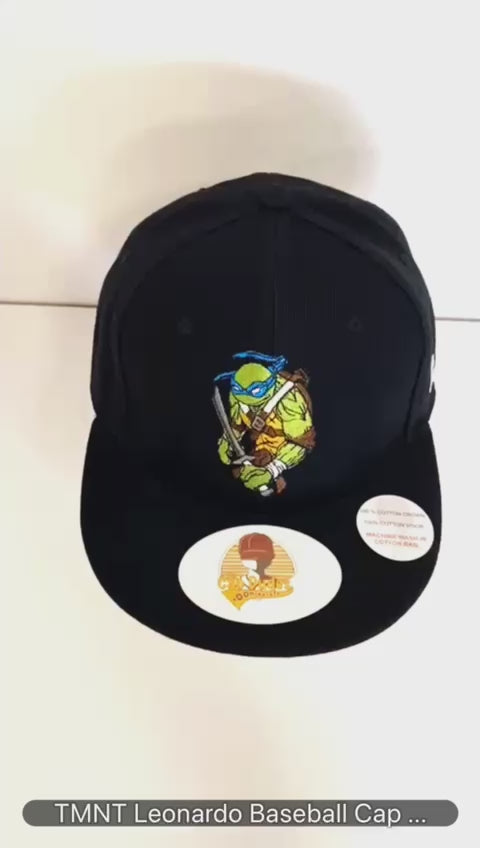 TMNT Leonardo Baseball Cap Video - The Cap Dudes