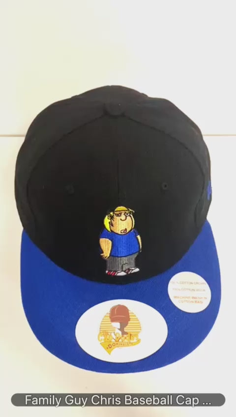 Family Guy Chris Baseball Cap Video - The Cap Dudes