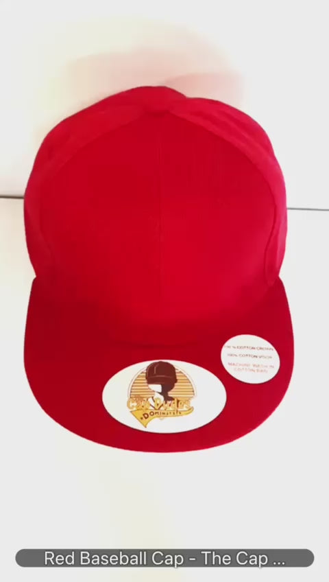 Red Baseball Cap Video - The Cap Dudes