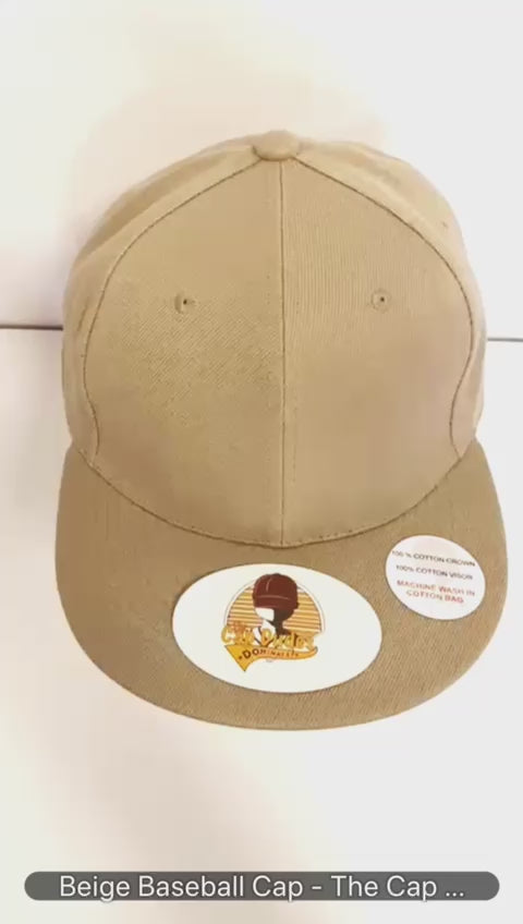 Beige Baseball Cap Video - The Cap Dudes