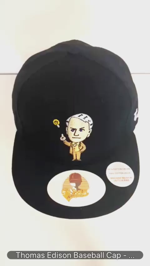 Thomas Edison Baseball Cap Video - The Cap Dudes