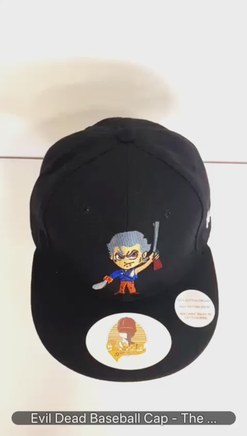 Evil Dead Ash Williams Baseball Cap Video - The Cap Dudes