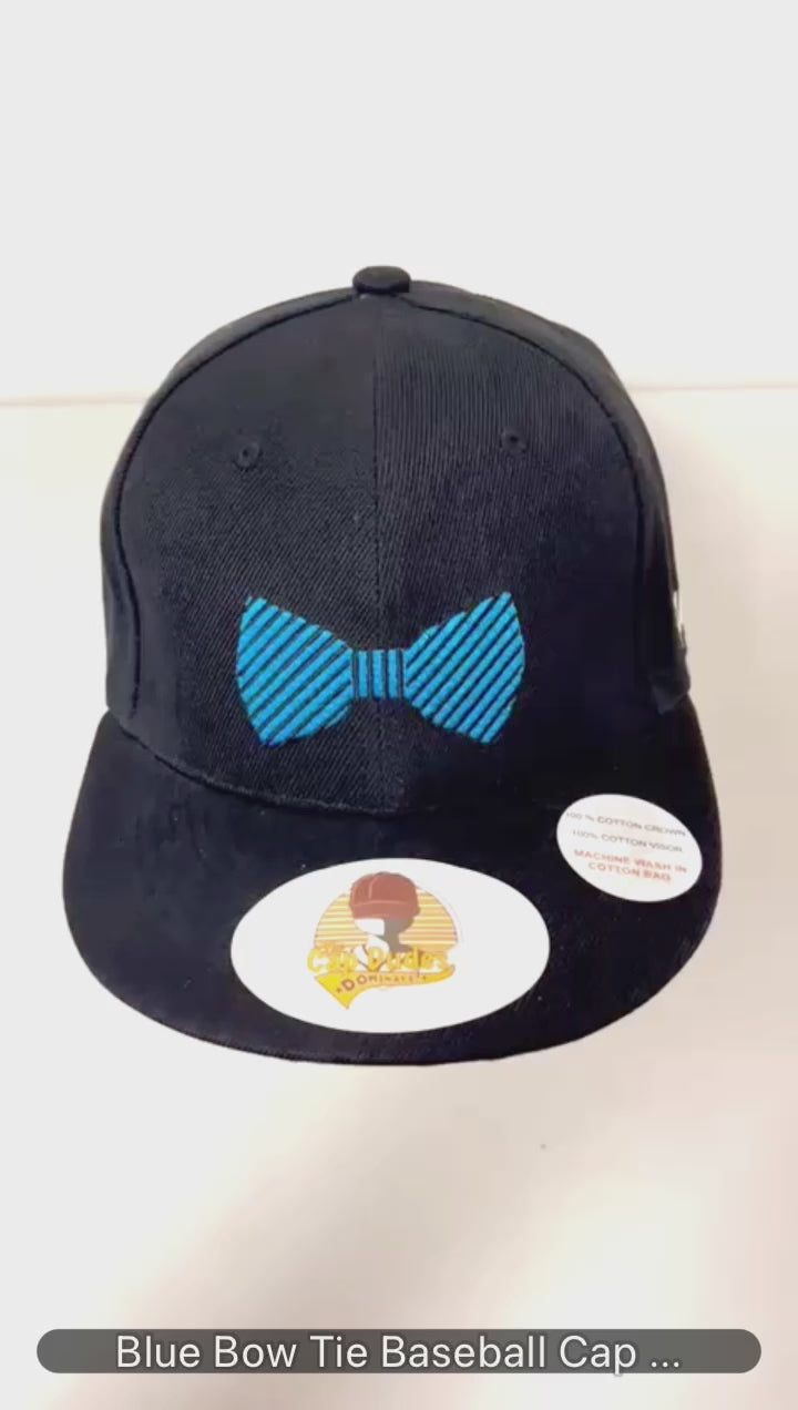 Blue Bow Tie Baseball Cap Video - The Cap Dudes