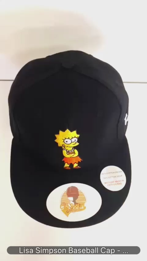 Lisa Simpson Baseball Cap Video - The Cap Dudes
