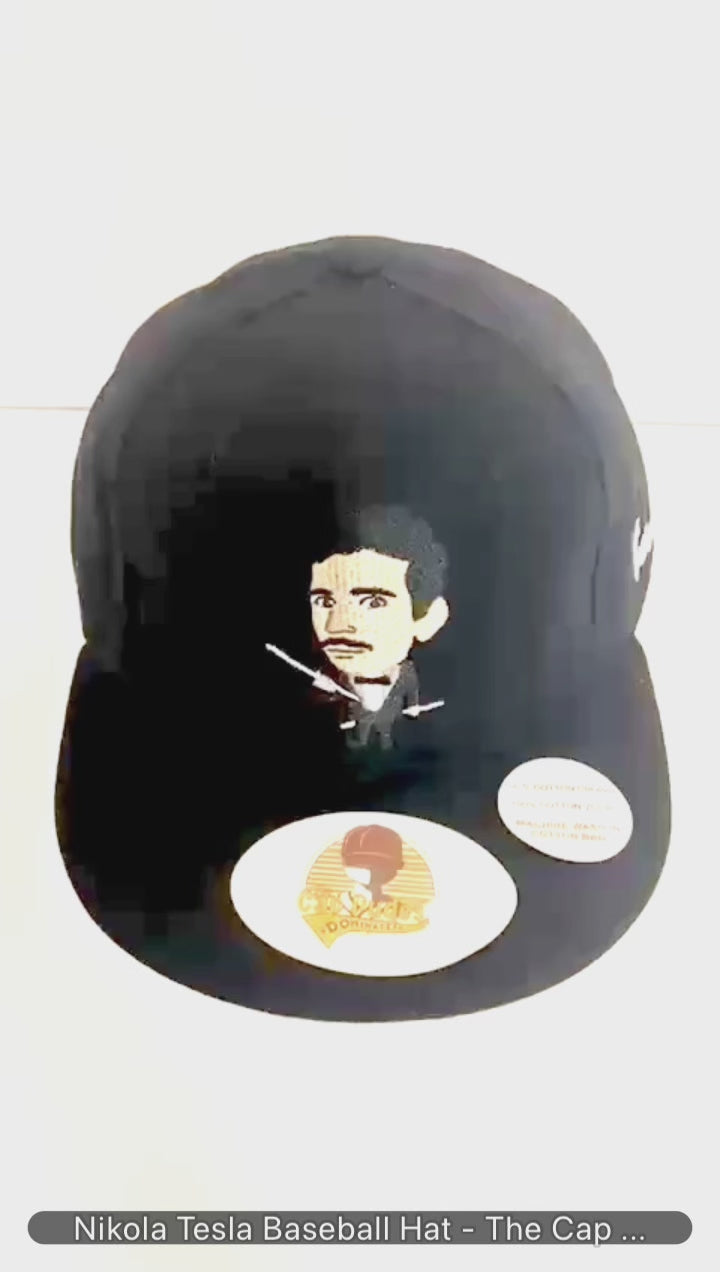 Nikola Tesla Baseball Cap Video - The Cap Dudes