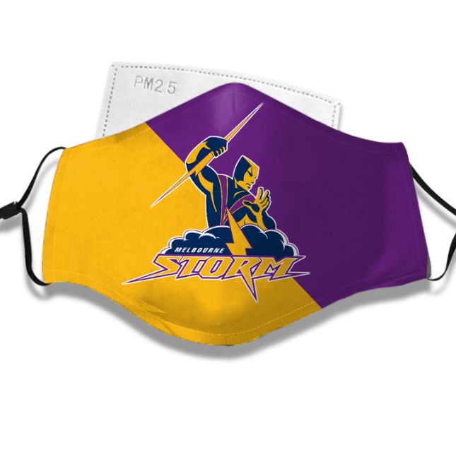 Sport - Melbourne Storm Face Mask - National Rugby League NRL