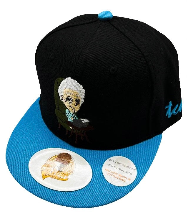 Agatha Christie Black and Blue Baseball Hat - The Cap Dudes