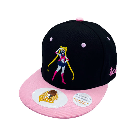 Anime -Sailor Moon-Black Baseball Hat-The Cap Dudes