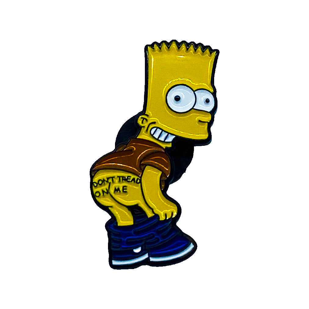 Bart Simpson - Cartoon - Simpsons Characters Brooch Accessory - Front