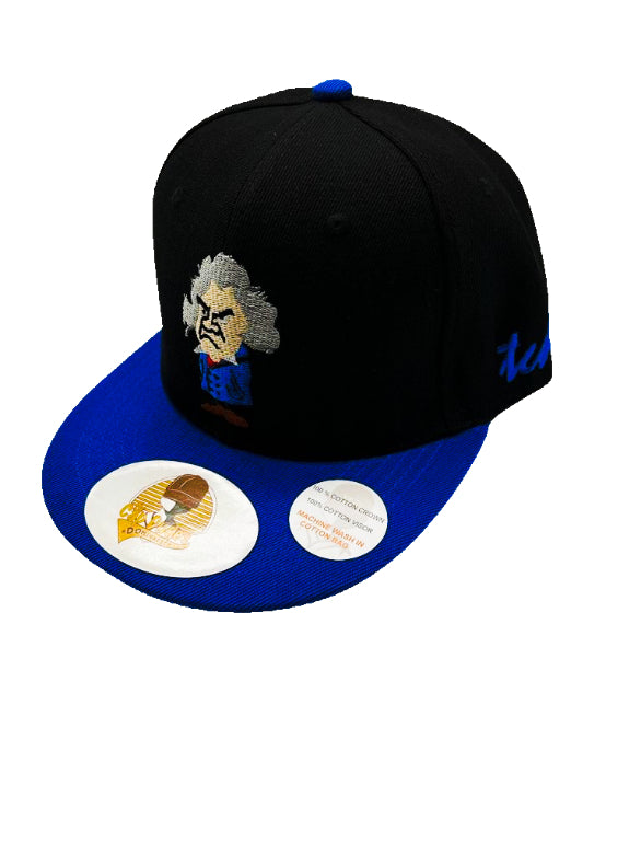 Beethoven Black Baseball Hat - The Cap Dudes - Front View