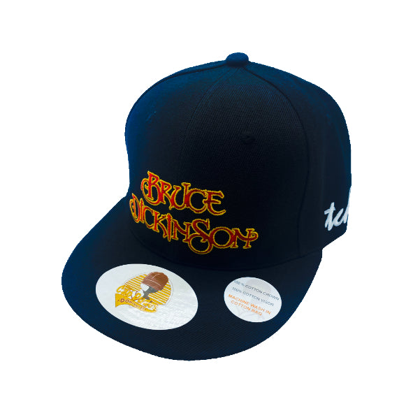 Bruce Dickinson-Black Baseball Hat-The Cap Dudes-Front View
