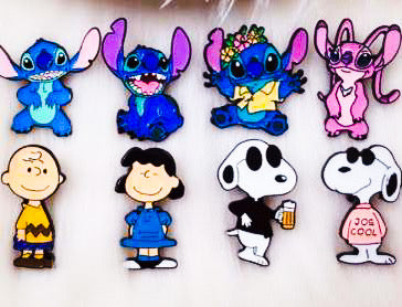 Cartoon - Peanuts Characters 1 Brooch Accessories - Front